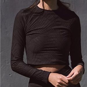 Onzie Selenite Long Sleeve Crop, purchased @ Free People